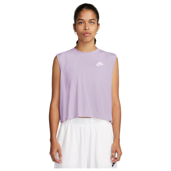 Nike Γυναικεία αμάνικη μπλούζα Sportswear Club Sleeveless Cropped Top
